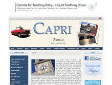 Tablet Screenshot of capri-welcome.net